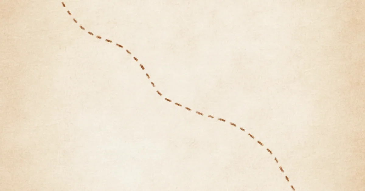 Chalk sketch of two entangled particles connected across distance