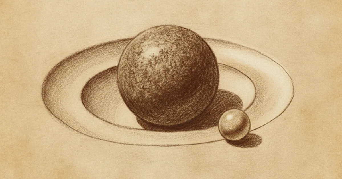 Chalk sketch of a stretched sheet curved by a mass, illustrating gravity as spacetime curvature
