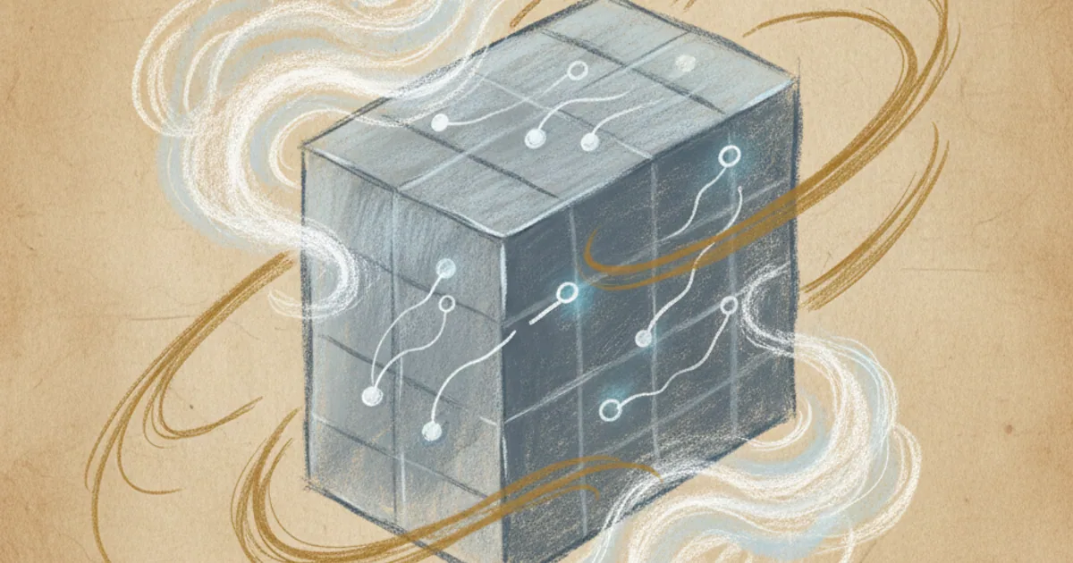 Chalk sketch of superconductor with paired electrons and expelled magnetic field