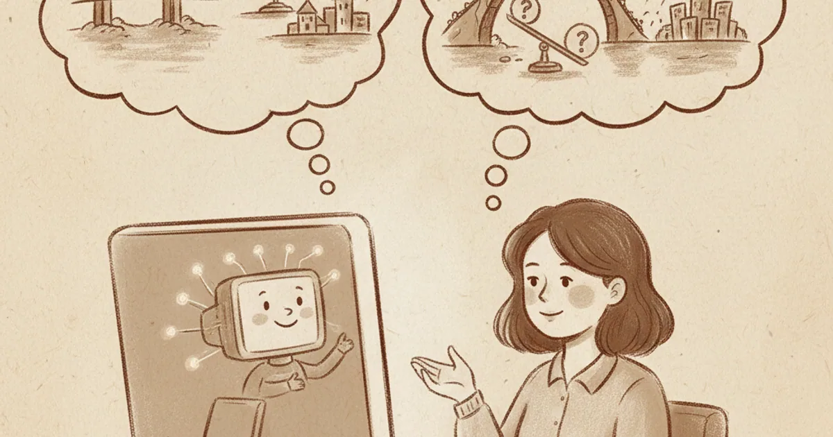 Living With AI illustration