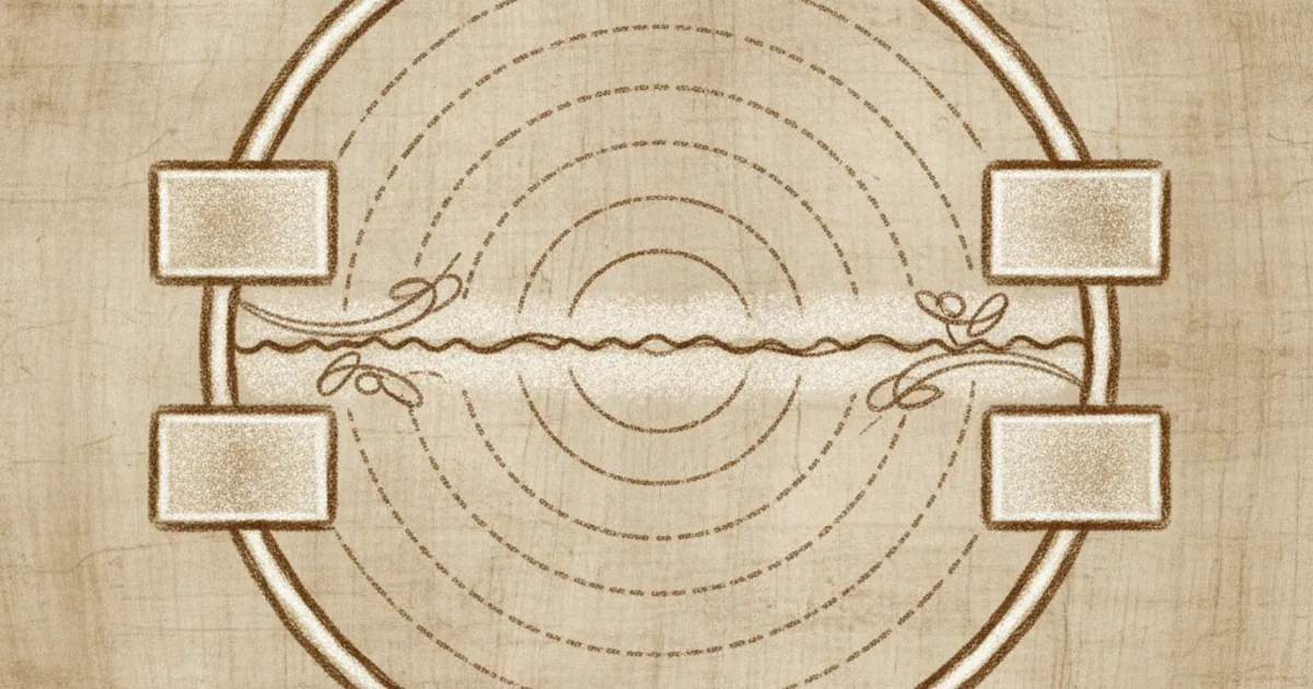 Chalk sketch of a Josephson junction and a SQUID loop with two junctions